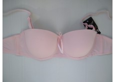 Бюстгальтер Biweier анжеліка, пуш-ап з силіконовими стрічками рожевий 80С 3189