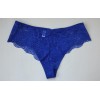 Трусики бразилиана Biweier высокая посадка кружево синий XXL\XXXL 52\54 2816