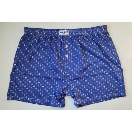Мужские трусы шорты VERICOH хлопок круги синий темный 3XL 52\54