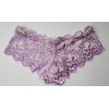 Трусики шортики Annajolly кружевные сиреневый L 7316