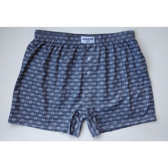 Мужские трусы шорты VERICOH хлопок бесконечность темно серый 3XL 52\54