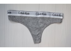 Трусики стрінги жіночі Кельвін бавовна XL сірий