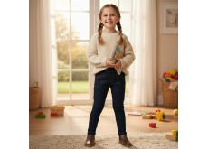 Джеггинсы детские Jujube на меху синий темный L 104-116 см