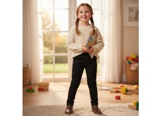 Детские джеггинсы Jujube на меху черный L 104-116 см