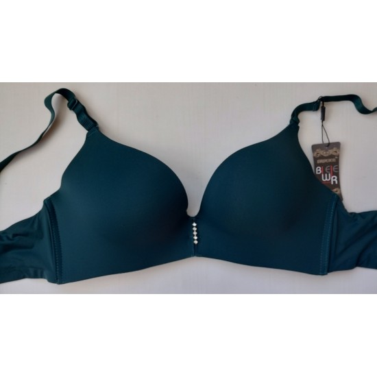 Бюстгальтер Biweier безшовний без кісточок смарагдовий 90D 30005