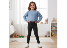 Лосины детские Jujube бесшовные мех черный 110 см М 679