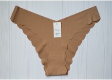 Трусики жіночі Finetoo безшовні бежевий темний L 6348