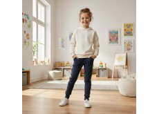 Детские брюки утепленные Золото LOVE синий 75 128 см 637