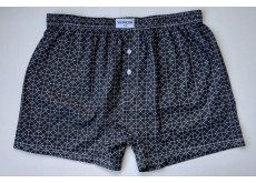 Мужские трусы шорты VERICOH хлопок квадраты ромбы черный XL 48\50