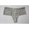 Трусики стринги Biweier высокая посадка хлопок серый XXXL 56 3022