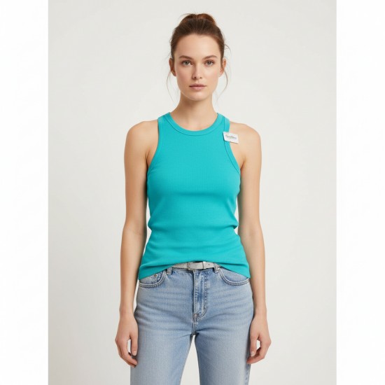 Майка Greenice бесшовная рубчик голубой L\XL 7314