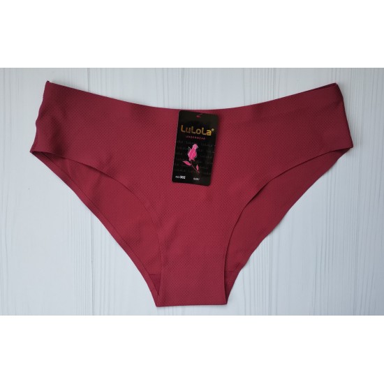 Трусики Lulola бесшовные бордовый XXL 50/52 302 Трусики Lulola бесшовные бордовый XXL 50/52 302