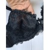 Бюстгальтер Anfen кружевной без поролона черный 85С 208
