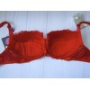 Бюстгальтер Venus кружевной балконет красный 75C 6915